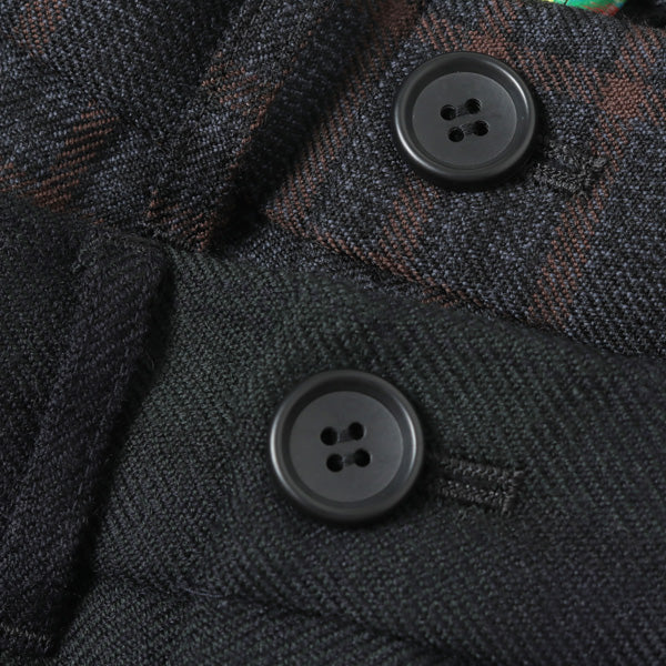 WOOL TUCK TROUSERS