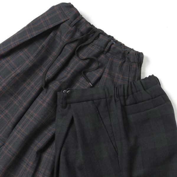 WOOL TUCK TROUSERS