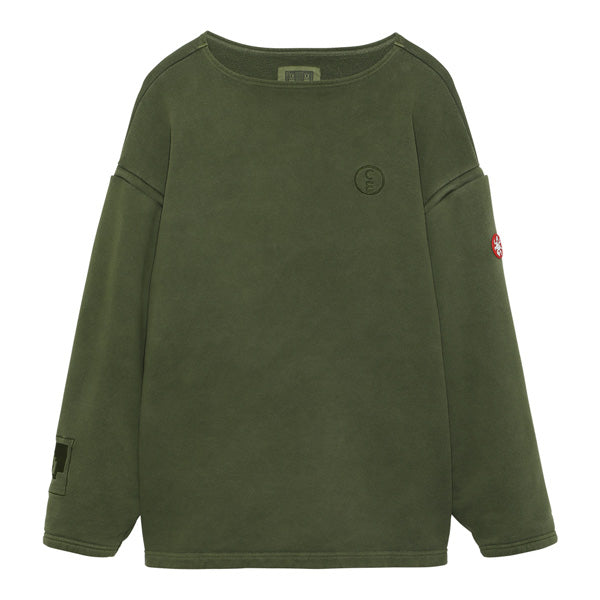 OVERDYE DOUBLE FACE SLEEVE PULLOVER