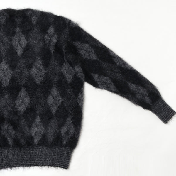 Argyle Mohair Sweater