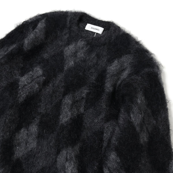 Argyle Mohair Sweater