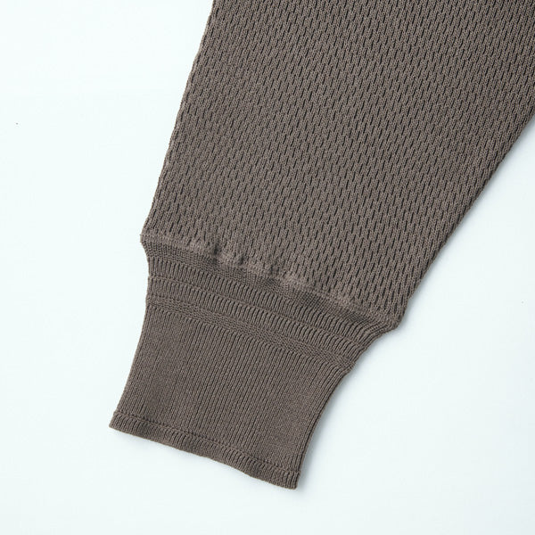 HARD TWIST HONEYCOMB WUFFLE CREW-NECK