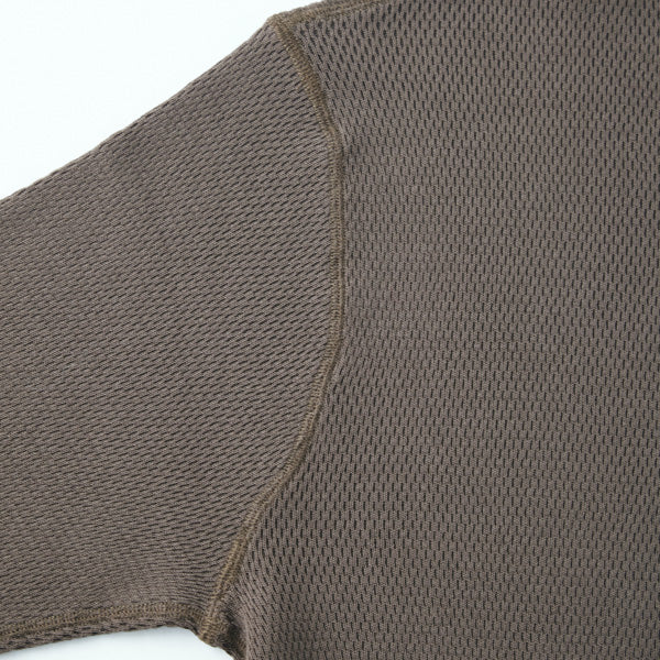 HARD TWIST HONEYCOMB WUFFLE CREW-NECK
