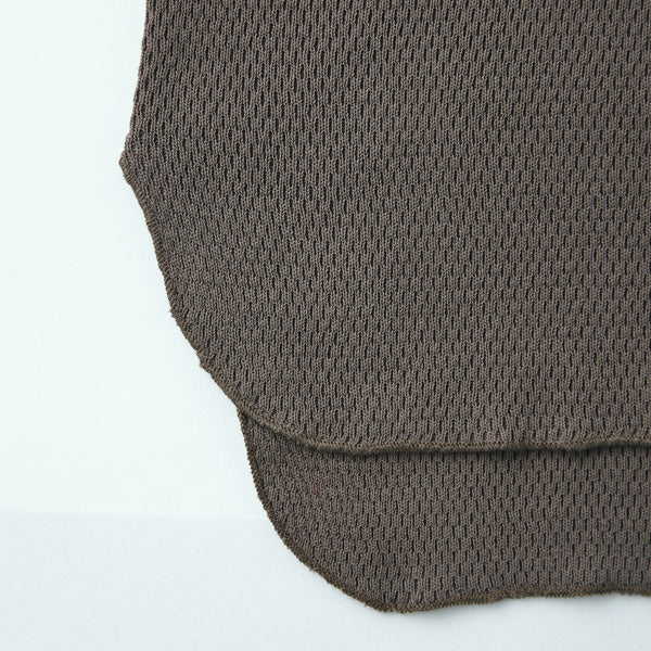 HARD TWIST HONEYCOMB WUFFLE CREW-NECK