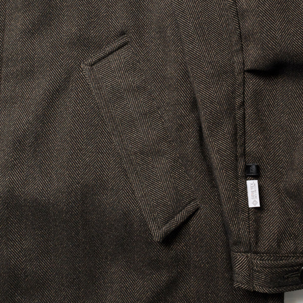 GORE-TEX INFINIUM TECH TWEED SOUTIEN COLLAR COAT