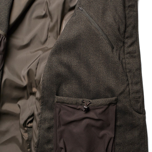 GORE-TEX INFINIUM TECH TWEED SOUTIEN COLLAR COAT