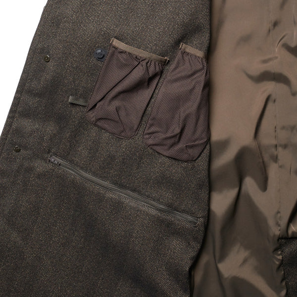 GORE-TEX INFINIUM TECH TWEED SOUTIEN COLLAR COAT