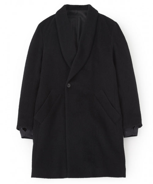 Shawl Collar Shaggy Coat