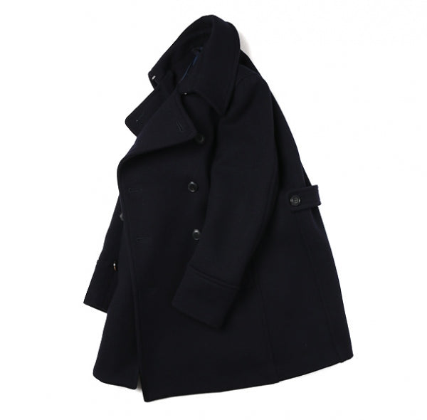 cavalry twill melton pea coat