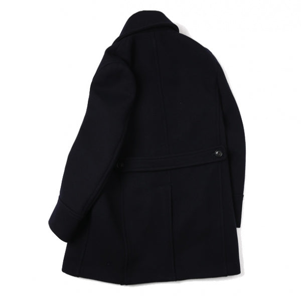 cavalry twill melton pea coat