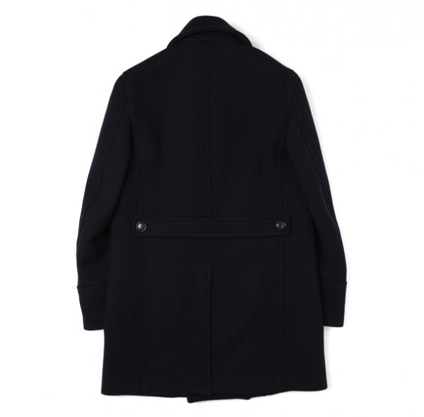 cavalry twill melton pea coat