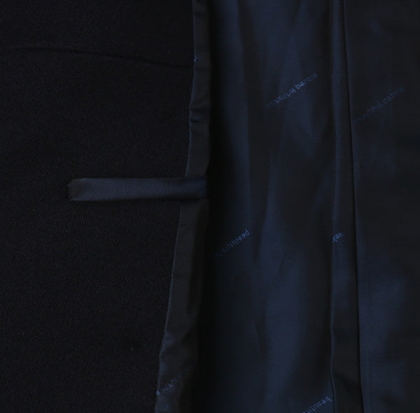 cavalry twill melton pea coat