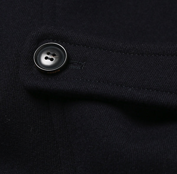 cavalry twill melton pea coat