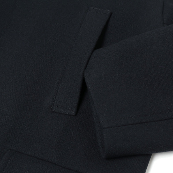 SUPER FINE MELTON HALF COAT
