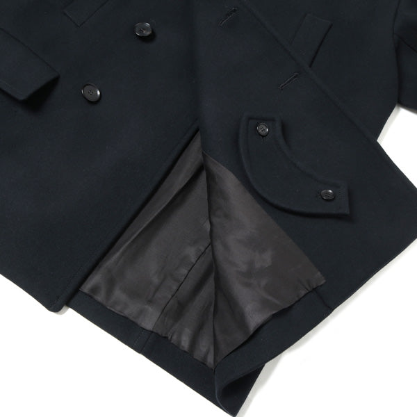 SUPER FINE MELTON HALF COAT
