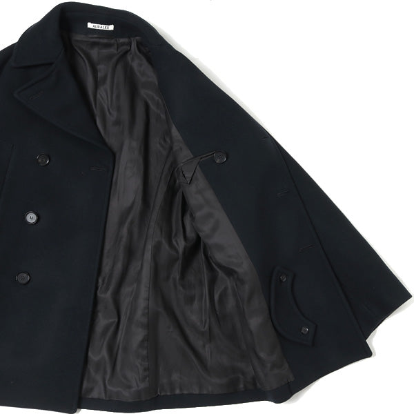 SUPER FINE MELTON HALF COAT