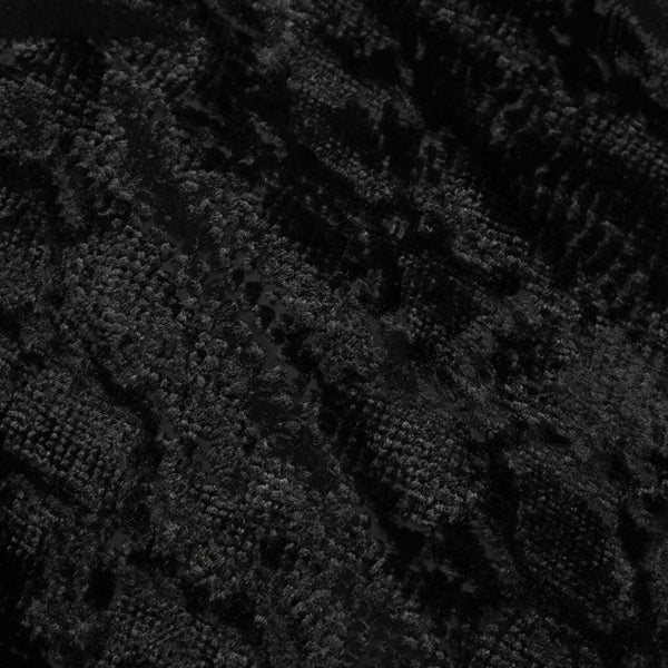L/S U Neck Tee - Burnout Velvet
