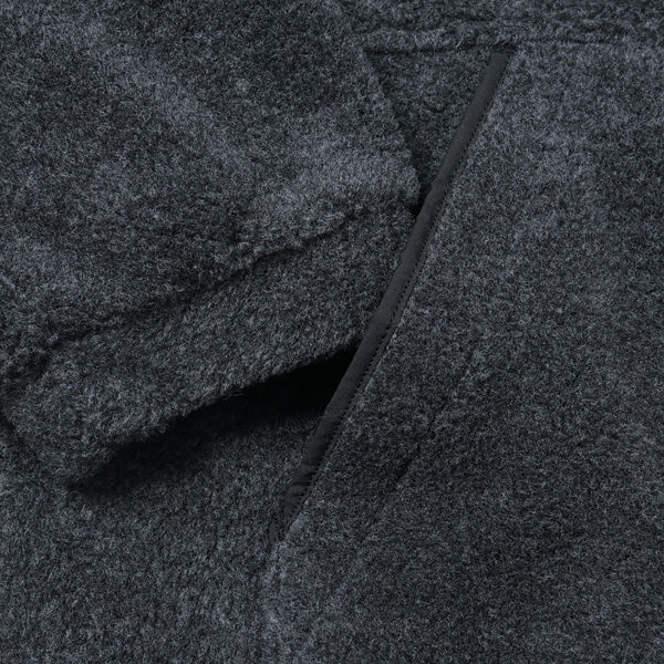 Wool Cashmere Fleece Highneck Pullover