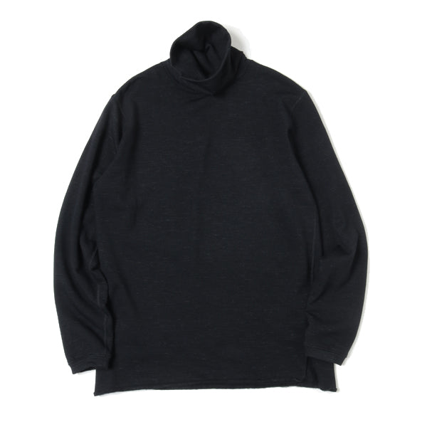 DWL T/NECK L/S P/O W/N HEAVY JERSEY Mt.Breath Wool