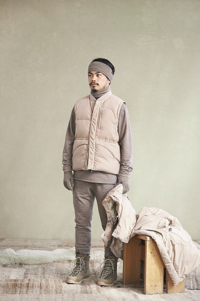 DWL T/NECK L/S P/O W/N HEAVY JERSEY Mt.Breath Wool