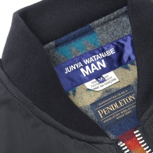 エステルツイルタフタ×ウール綿ジャガードPENDLETON Wネーム J043