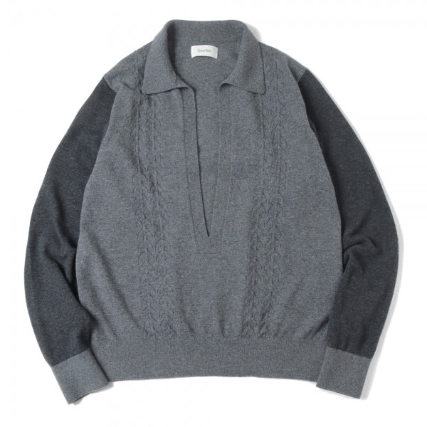 V Neck L/S Knit