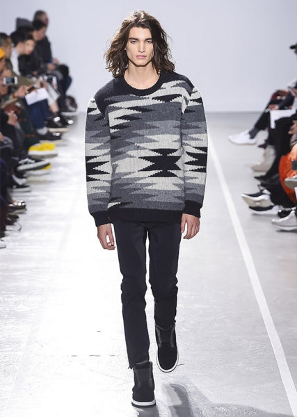 WM x Monsieur Lacenaire NATIVE PATTERN JQ KNIT