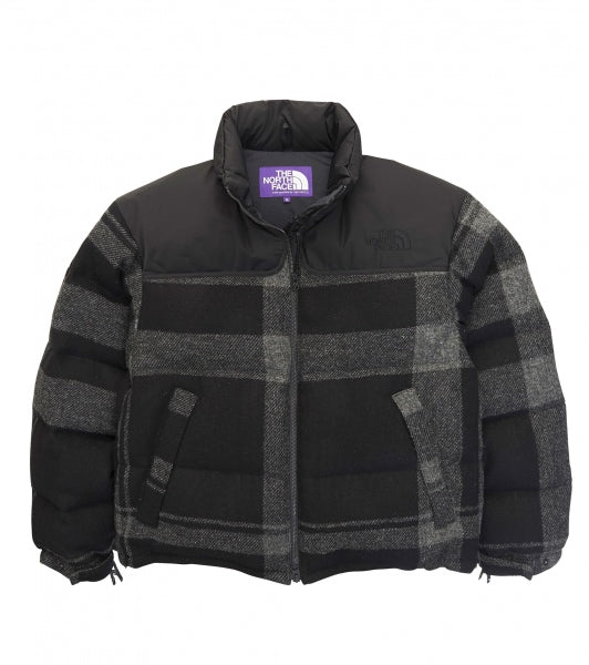 Harris Tweed Nuptse Jacket (ND2969N) | THE NORTH FACE PURPLE LABEL