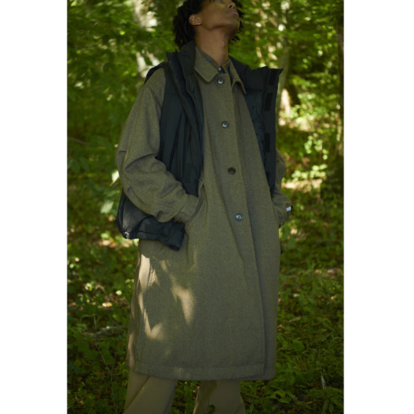 GORE-TEX INFINIUM TECH TWEED SOUTIEN COLLAR COAT