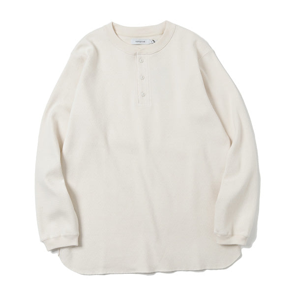 DWL HENLEY NECK L/S TEE COTTON HEAVYWEIGHT THERMAL