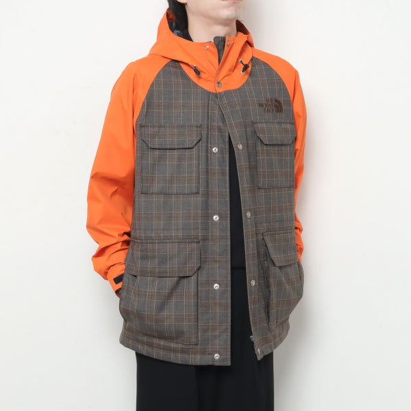 ウールエステルチェック×ナイロンオックス THE NORTH FACE Wネーム J908