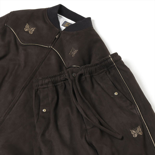 Piping Cowboy Pant - Faux Suede