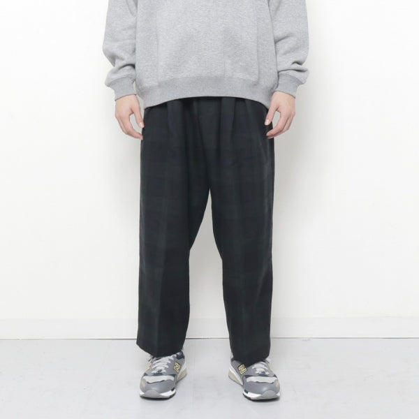 WOOL TUCK TROUSERS