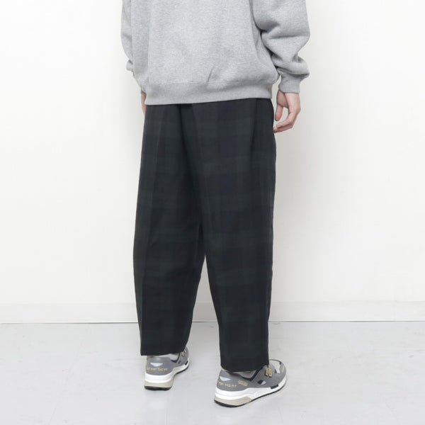 WOOL TUCK TROUSERS