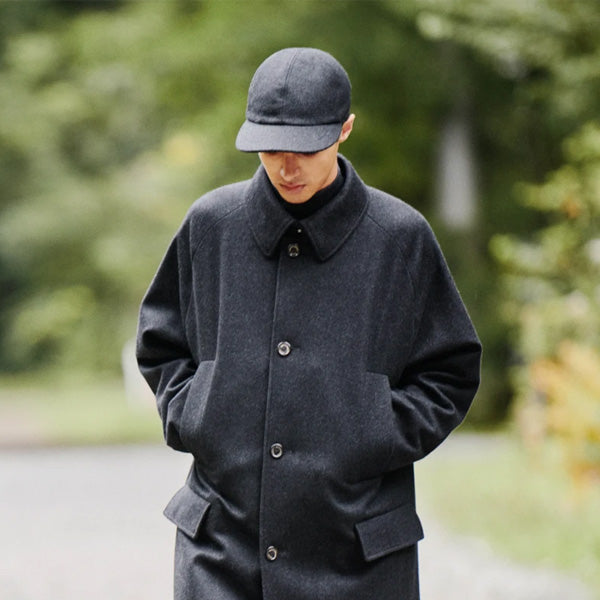 SPORTS CAP CASHMERE MELTON
