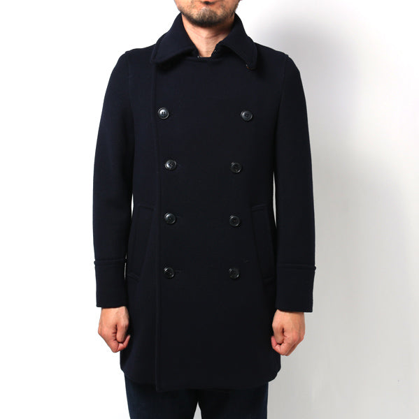 cavalry twill melton pea coat
