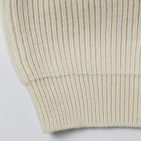 FISHERMAN KNIT CREW NECK