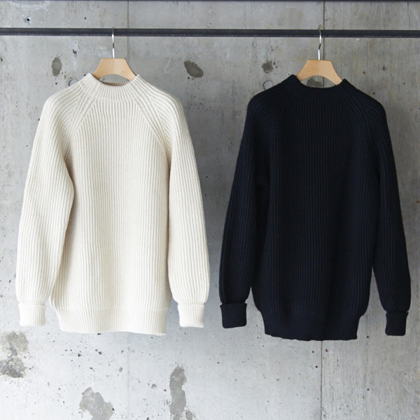 FISHERMAN KNIT CREW NECK