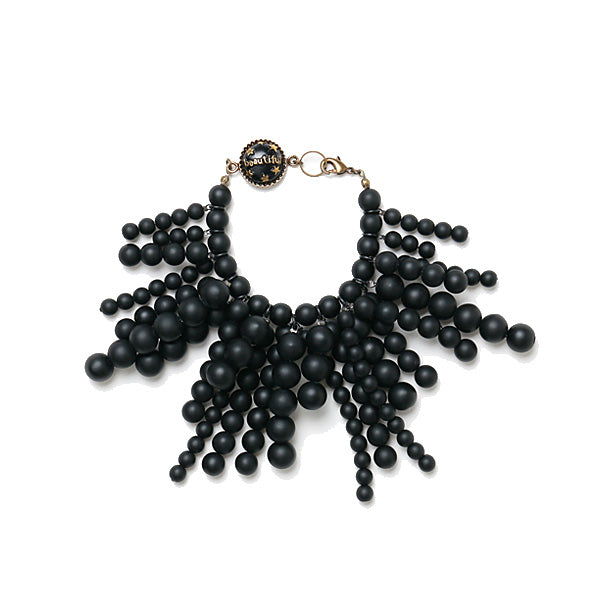 ball fringe bracelet