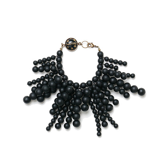 ball fringe bracelet
