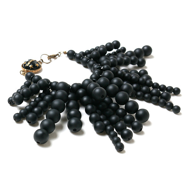 ball fringe bracelet