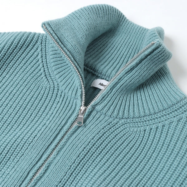 Rib Zip Knit Blouson