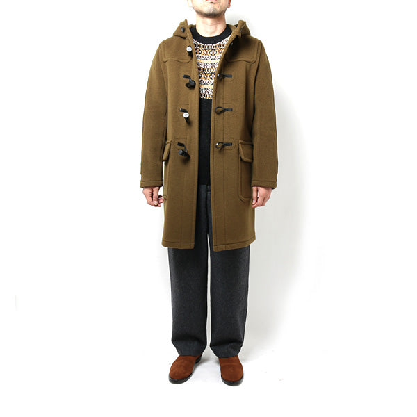 Pile melton duffel coat