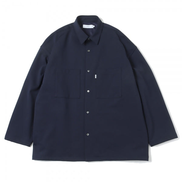 Ripstop Jersey L/S Oversized Box Shirt (GM224-50002) | Graphpaper