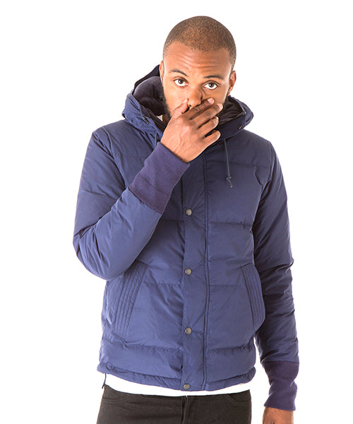 Urban Hooded Rib Down Jacket