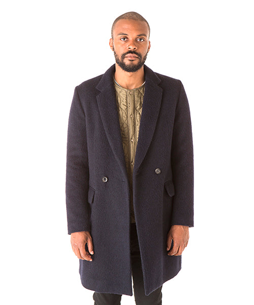 Shaggy Alpaca Wool W-Coat