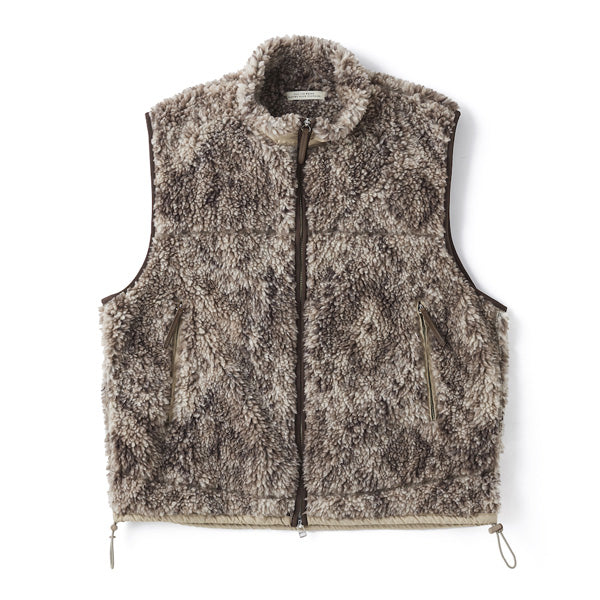 ARABESQUE PILE VEST