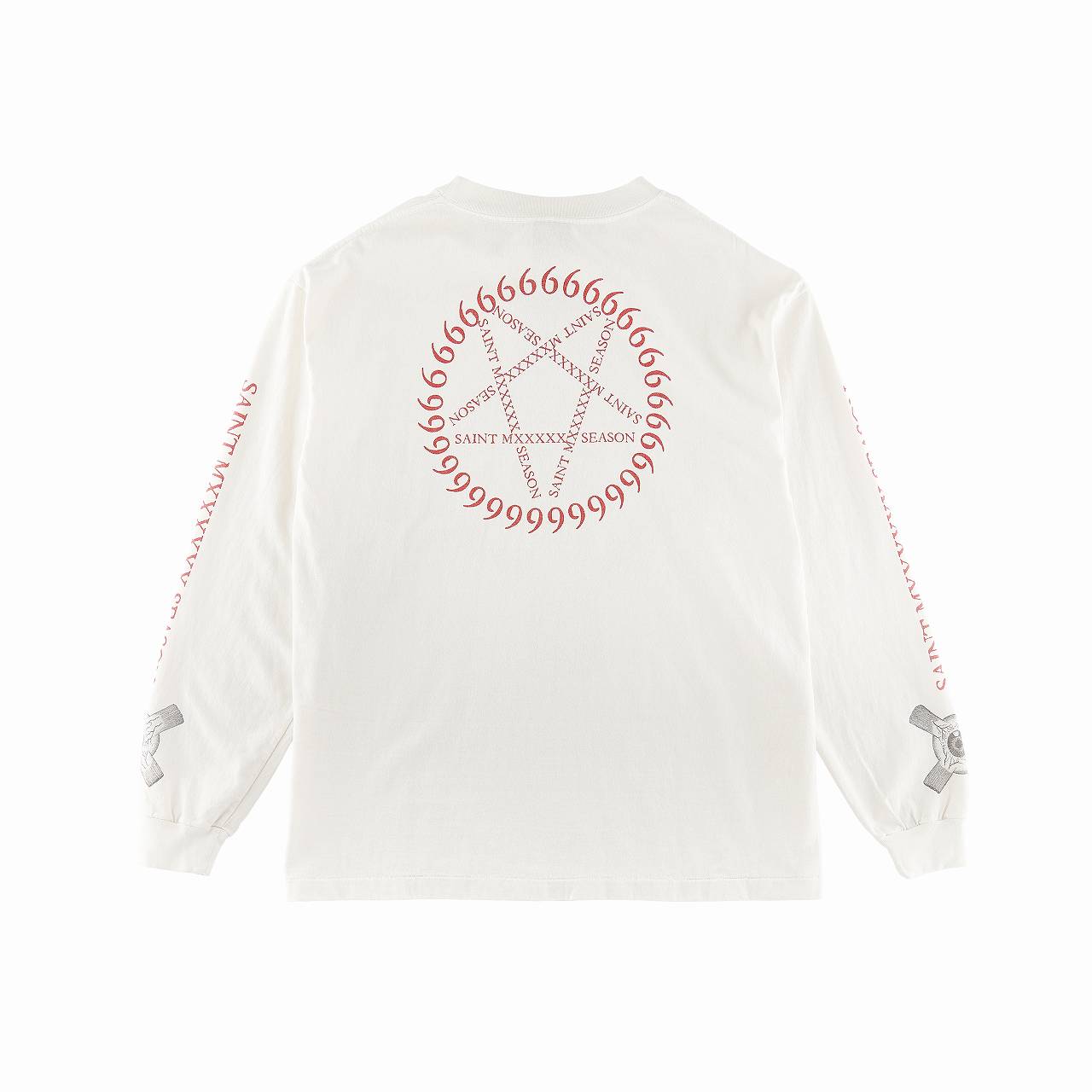 LS TEE/EYEBALL/WHITE