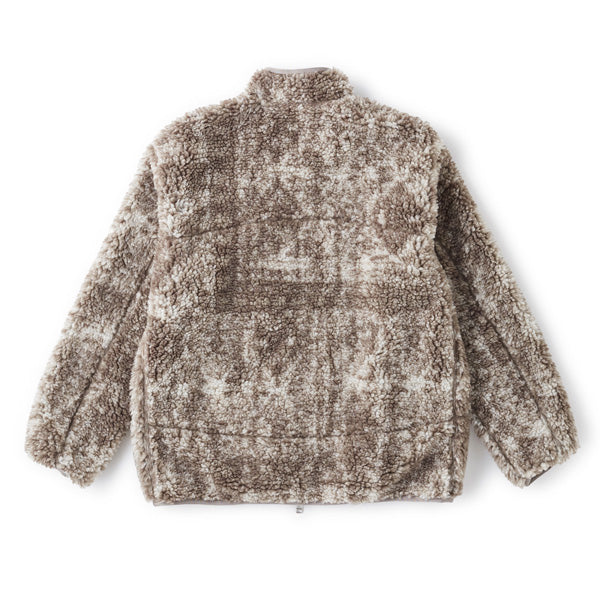 ARABESQUE PILE ZIP JACKET