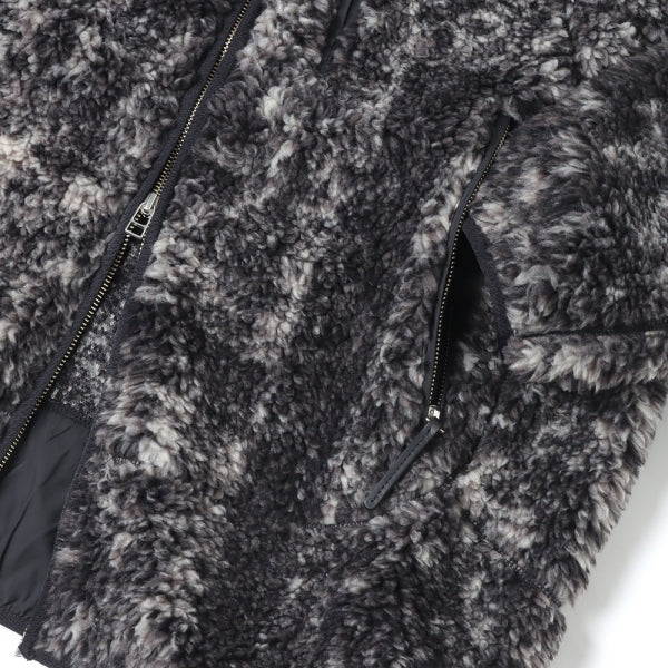 ARABESQUE PILE ZIP JACKET